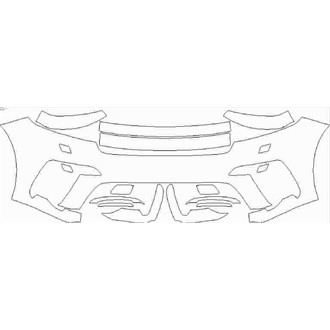 2020- Land Rover Range Rover Velar SVAutobiography Dynamic Edition Front Bumper with Washers pre cut kit