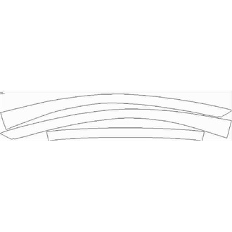 2020- McLaren 620R Coupe A-Pillars pre cut kit