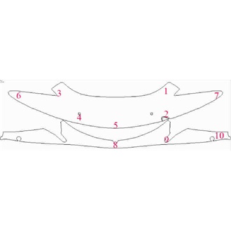 2020- McLaren 620R Coupe Front Bumper with Sensors pre cut kit