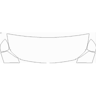 2020- Mercedes CLA Class AMG 35 Coupe Partial Hood pre cut kit