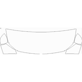 2020- Mercedes CLA Class AMG Line Shooting Brake Partial Hood pre cut kit
