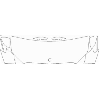 2020- Mercedes E Class AMG E 53 Cabriolet Partial Hood pre cut kit