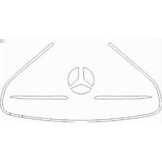 2020- Mercedes E Class AMG Line Saloon Grille pre cut kit