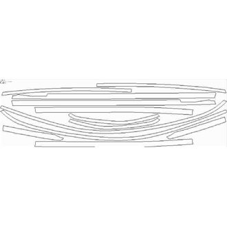 2020- Mercedes GLA Class AMG 35, AMG 45S, Exclusive Edition, AMG Line Window Trim pre cut kit
