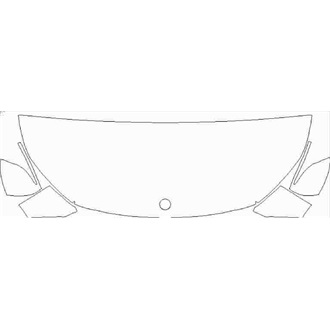 2020- Mercedes GLA Class Sport Partial Hood pre cut kit