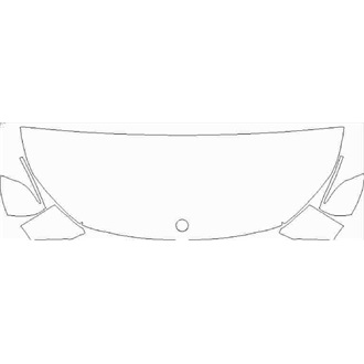 2020- Mercedes GLA Class Sport Partial Hood pre cut kit