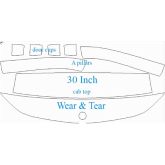 2020- Mercedes GLB Sport Wear & Tear pre cut kit