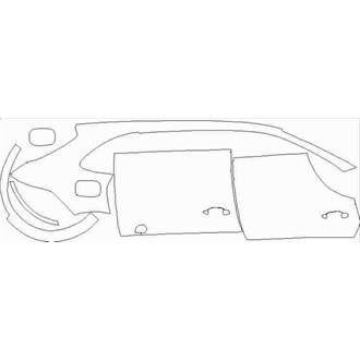 2020- Porche Cayenne SUV GTS Full Right Side pre cut kit