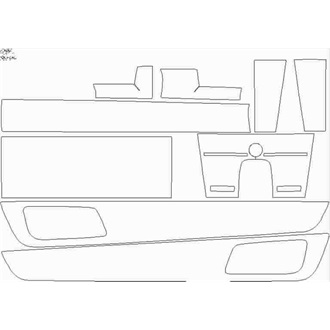2020- Porche Cayenne SUV GTS Interior Trim pre cut kit