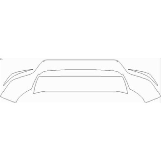 2020- Porche Cayenne SUV GTS Lower Front Bumper pre cut kit