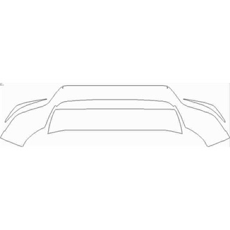 2020- Porche Cayenne SUV GTS Lower Front Bumper pre cut kit