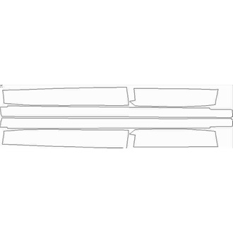 2020- Porche Cayenne SUV GTS Rocker Panels pre cut kit