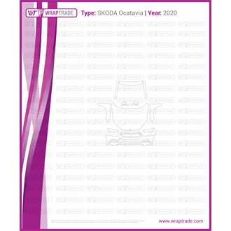 2020 Skoda Octavia Base Front Pattern