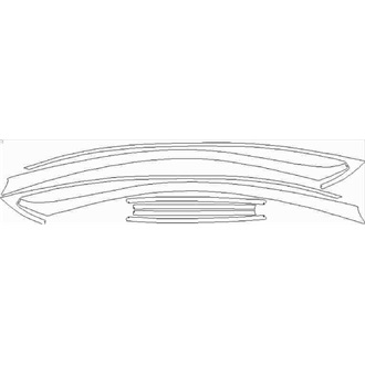 2021- Tesla Model S Long Range, Plaid Full Length A Pillars & Window Trim pre cut kit