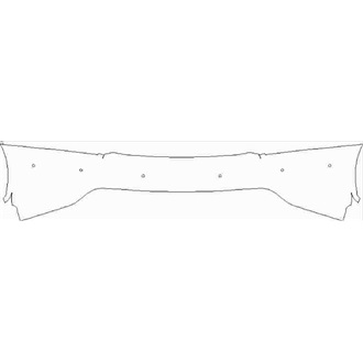 2021- Tesla Model S Long Range, Plaid Rear Bumper with Sensors pre cut kit