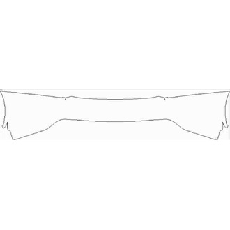 2021- Tesla Model S Long Range, Plaid Rear Bumper without Sensors pre cut kit