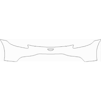 2021- Aston Martin Vantage Coupe Front Bumper without Sensors for Mesh Grille pre cut kit