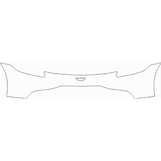 2021- Aston Martin Vantage Coupe Front Bumper without Sensors for Mesh Grille pre cut kit