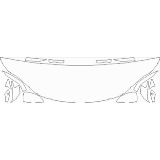 2021- Aston Martin Vantage Coupe Partial Hood pre cut kit
