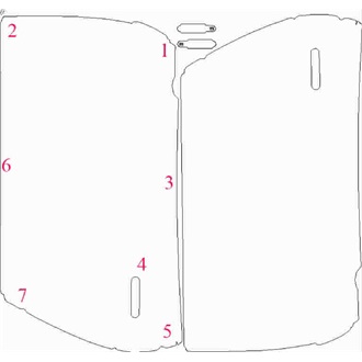 2021- Aston Martin Vantage Roadster Doors pre cut kit