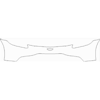 2021- Aston Martin Vantage Roadster Front Bumper without Sensors for Mesh Grille pre cut kit