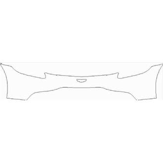 2021- Aston Martin Vantage Roadster Front Bumper without Sensors for Mesh Grille pre cut kit