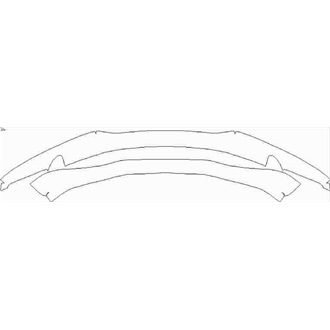 2021- Aston Martin Vantage Roadster Lower Front Bumper for Mesh Grille pre cut kit