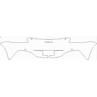 2021- Aston Martin Vantage Roadster Rear Bumper with Sensors pre cut kit