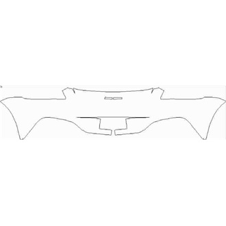 2021- Aston Martin Vantage Roadster Rear Bumper without Sensors pre cut kit