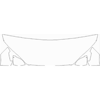 2021- Audi RS5 Coupe Partial Hood pre cut kit