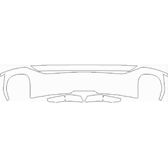 2021- Audi RS5 Coupe Rear Diffuser pre cut kit