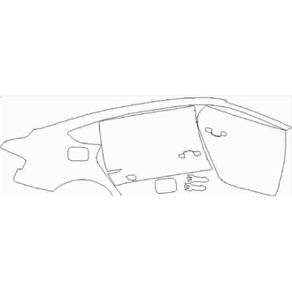 2021- Audi RS5 Sportback Full Right Side pre cut kit