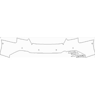 2021- Audi RS5 Sportback Rear Bumper with Sensors pre cut kit