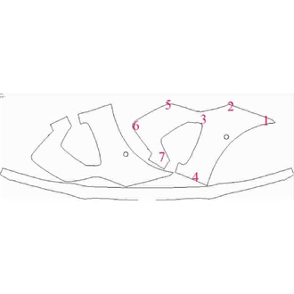 2021- Audi e-tron GT Base Front Bumper with Sensors pre cut kit