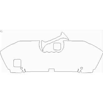 2021- Audi e-tron GT Base Grille with Sensors pre cut kit