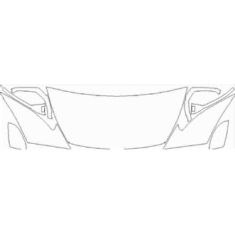 2021- Audi e-tron GT Base Partial Hood pre cut kit