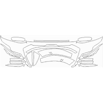 2021- Audi e-tron GT RS, Vorsprung Gloss Black Trim pre cut kit