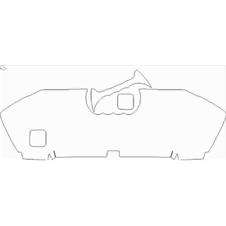 2021- Audi e-tron GT RS, Vorsprung Grille without Sensors pre cut kit