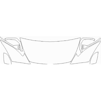 2021- Audi e-tron GT RS, Vorsprung Partial Hood pre cut kit