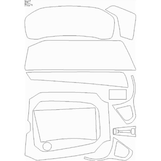 2021- BMW M4 Competition Interior pre cut kit