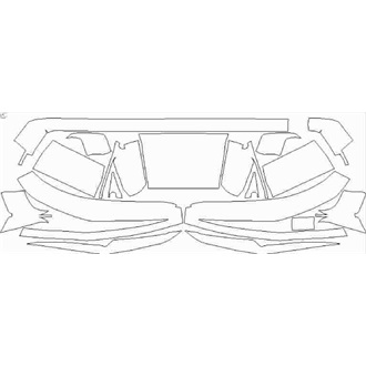 2021- BMW M4 Competition Rear Diffuser pre cut kit