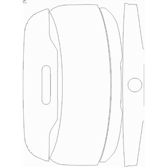 2021- BMW M4 Competition Rear Hatch without Emblem pre cut kit