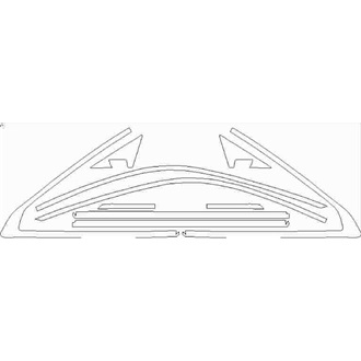 2021- BMW M4 Competition Window Trim pre cut kit