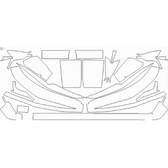 2021- BMW M4 Competition with M Carbon Package Rear Diffuser pre cut kit