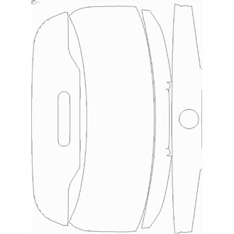 2021- BMW M4 Competition with M Carbon Package Rear Hatch pre cut kit