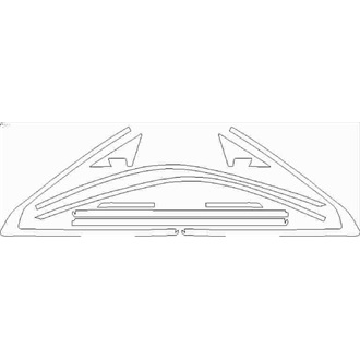 2021- BMW M4 Competition with M Carbon Package Window Trim pre cut kit