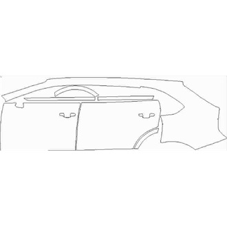 2021- Bentley Bentayga Speed Full Left Side pre cut kit