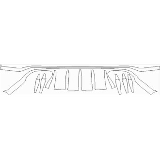 2021- Bentley Bentayga Speed Rear Diffuser pre cut kit