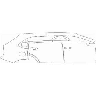 2021- Bentley Bentayga V8, Hybrid Full Right Side pre cut kit