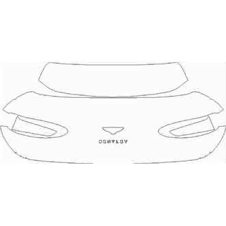 2021- Bentley Bentayga V8, Hybrid Rear Hatch with "Bentley" Emblem pre cut kit